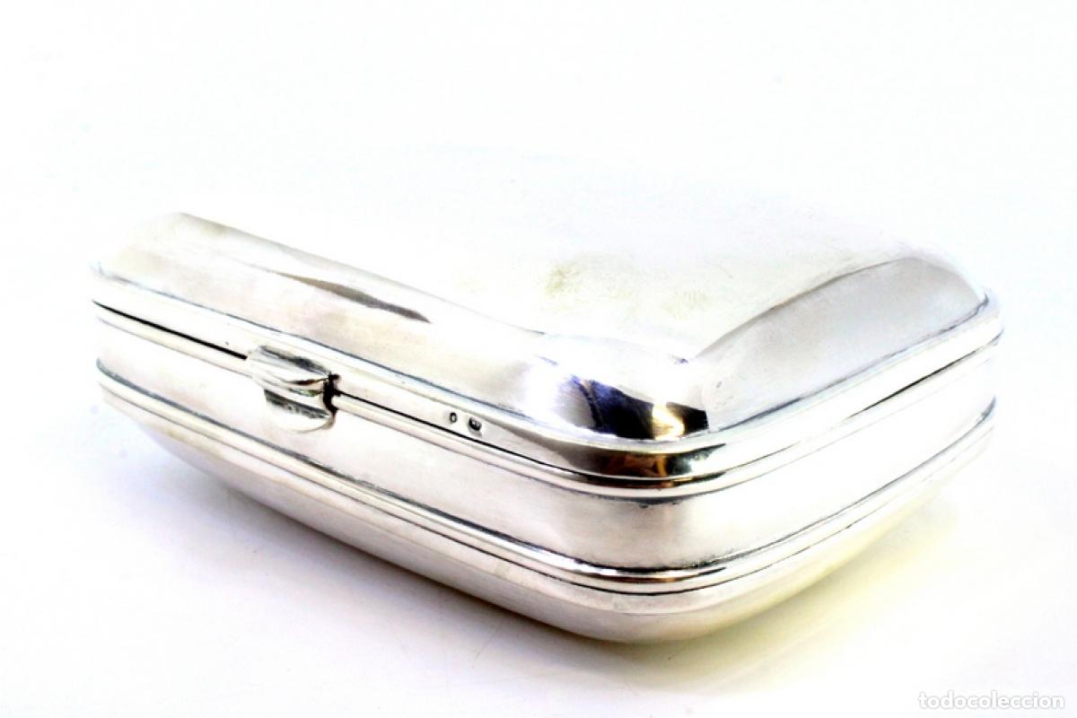 Antig&uuml;edades: jabonera de plata - Foto 4
