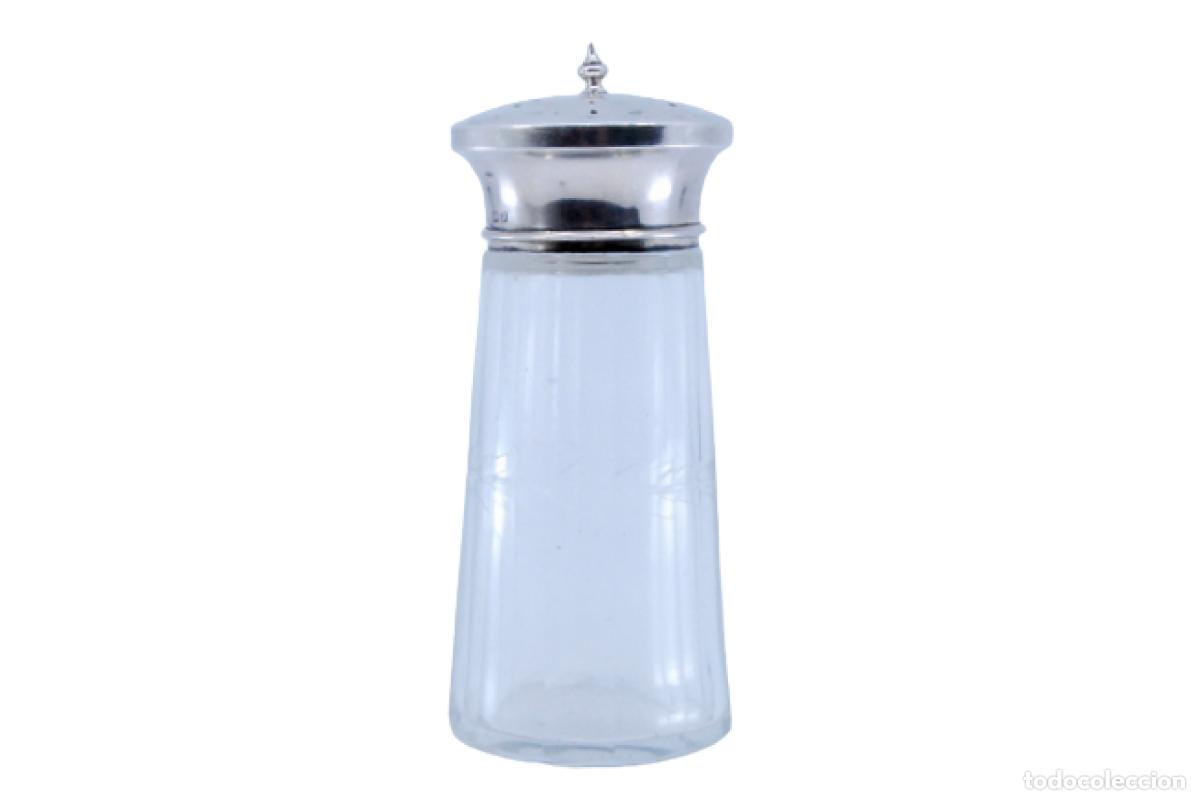 Antiquit&eacute;s: salero de plata