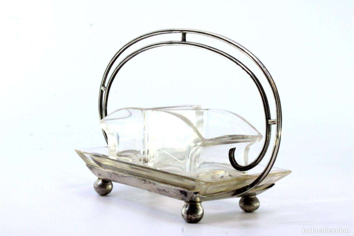 Antig&uuml;edades: Salero y pimentero, de plata. - Foto 3