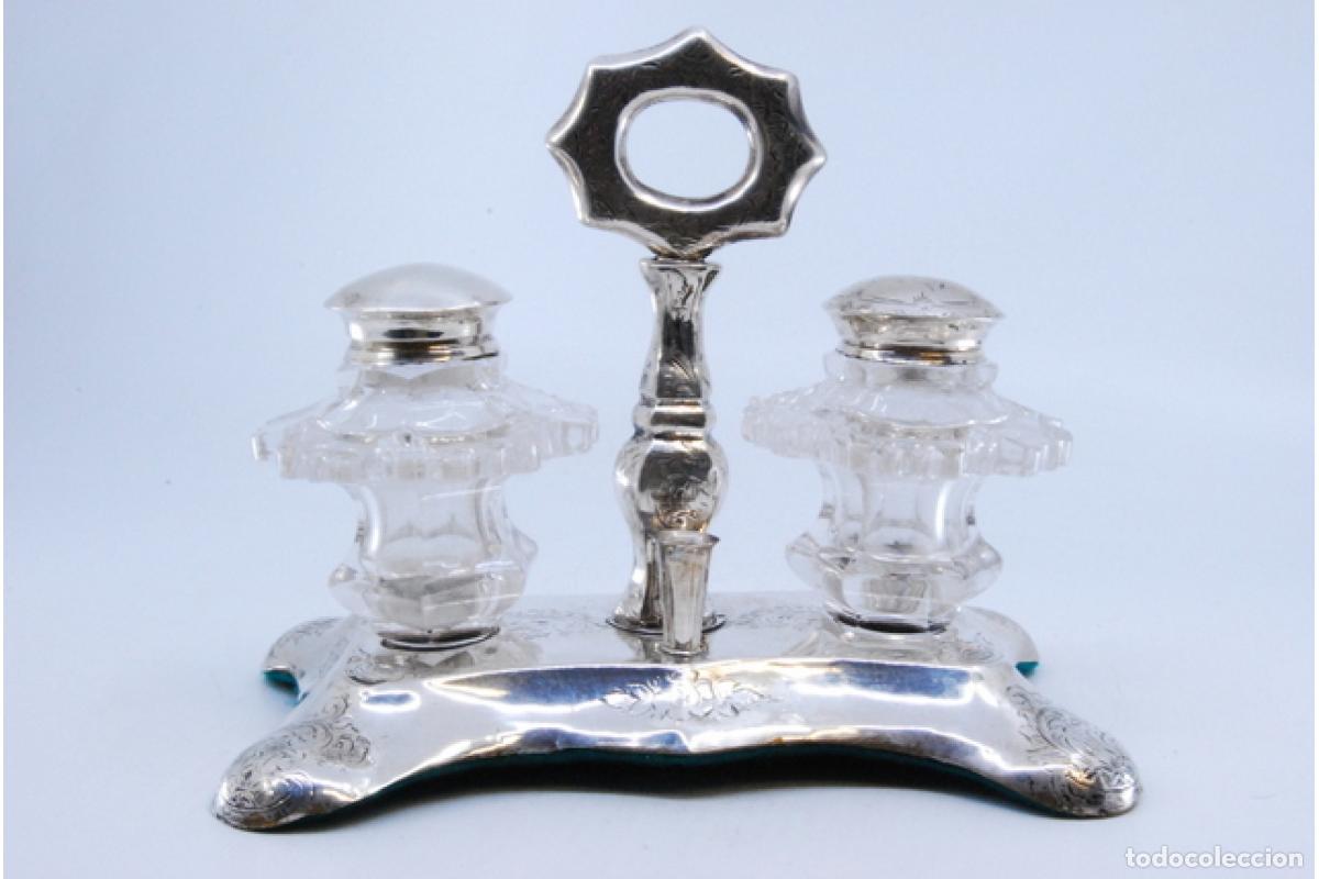Antig&uuml;edades: Salero y pimentero, de plata. - Foto 9