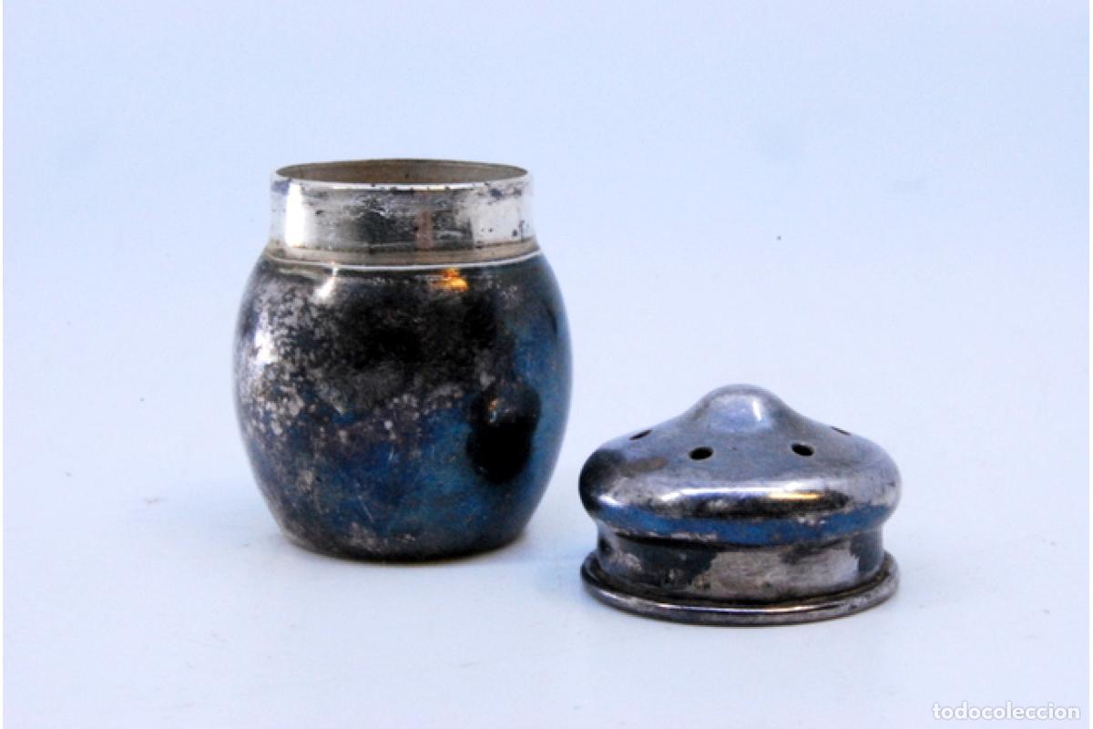 Antig&uuml;edades: salero de plata - Foto 5
