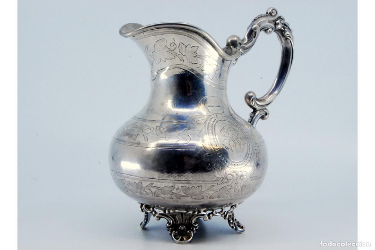 Antig&uuml;edades: Jarra de agua de plata - Foto 4