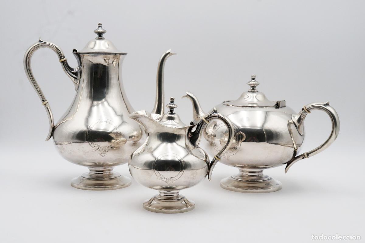 Antig&uuml;edades: Servicio de t&eacute; y caf&eacute;, en parte - Foto 5