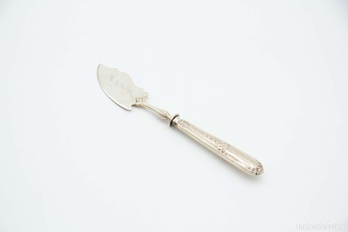 Antig&uuml;edades: Juego de cubiertos de plata para el postre. - Foto 2