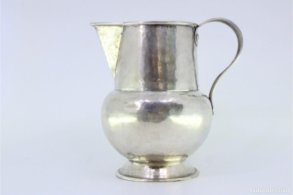 Antig&uuml;edades: Jarra de vino de plata - Foto 8