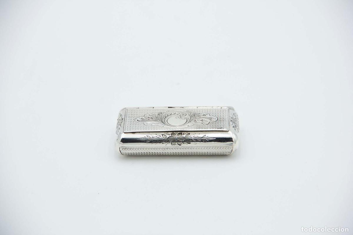 Antig&uuml;edades: Caja de tabaco, en plata - Foto 2