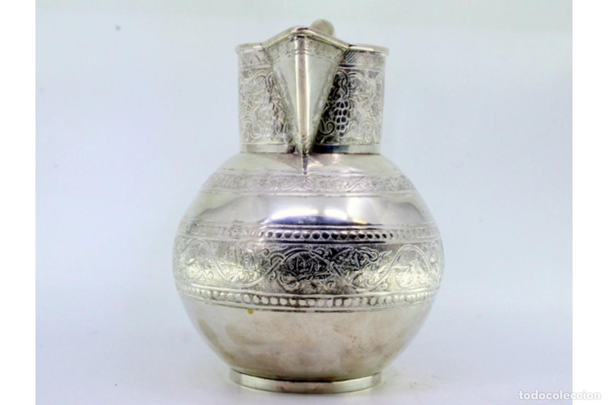 Antig&uuml;edades: Jarra de vino de plata - Foto 6