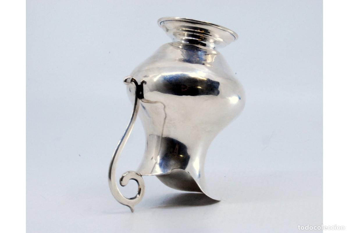Antig&uuml;edades: Jarra de agua de plata - Foto 3