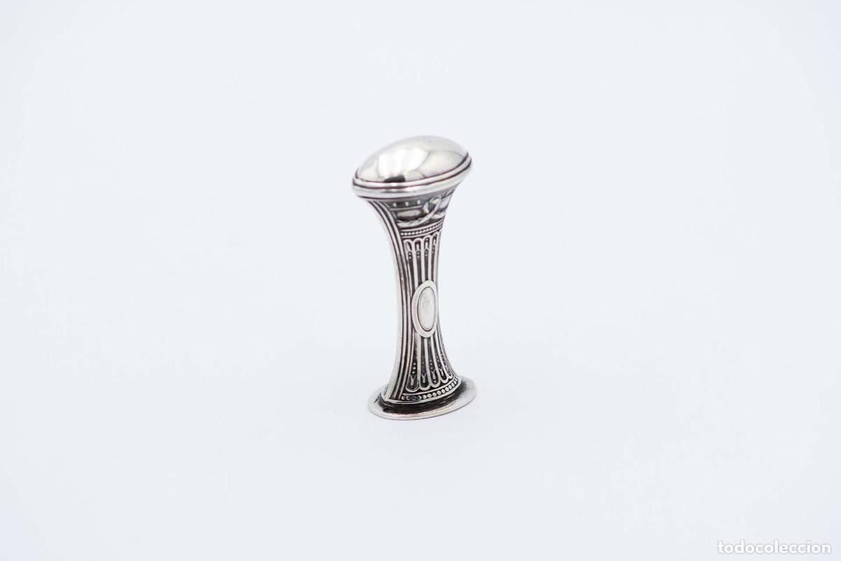 Antiguidades: Anillo de sello de plata