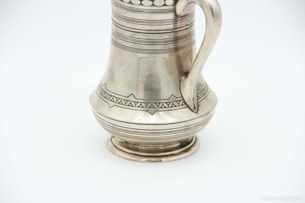 Antig&uuml;edades: Jarra de agua de plata - Foto 3