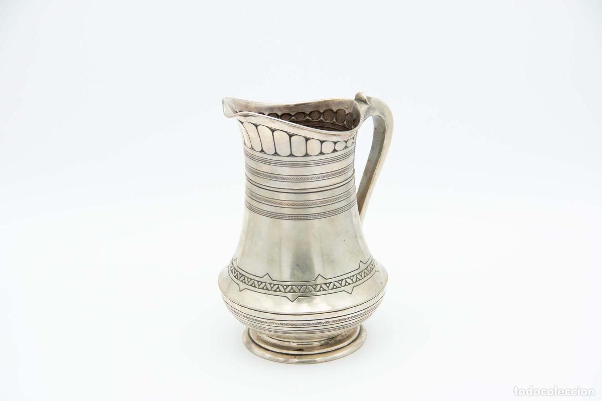 Antiques: Jarra de agua de plata