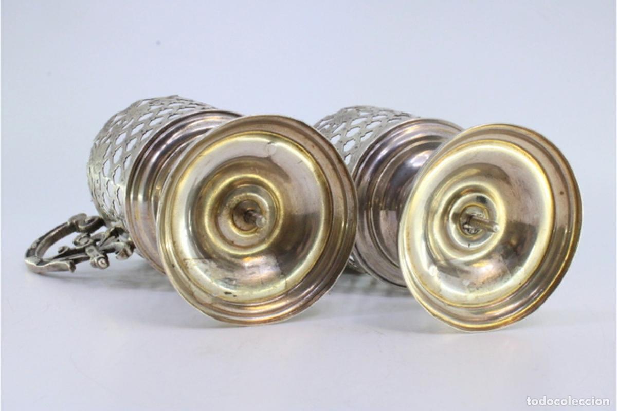 Antig&uuml;edades: Portavasos de plata - Foto 5