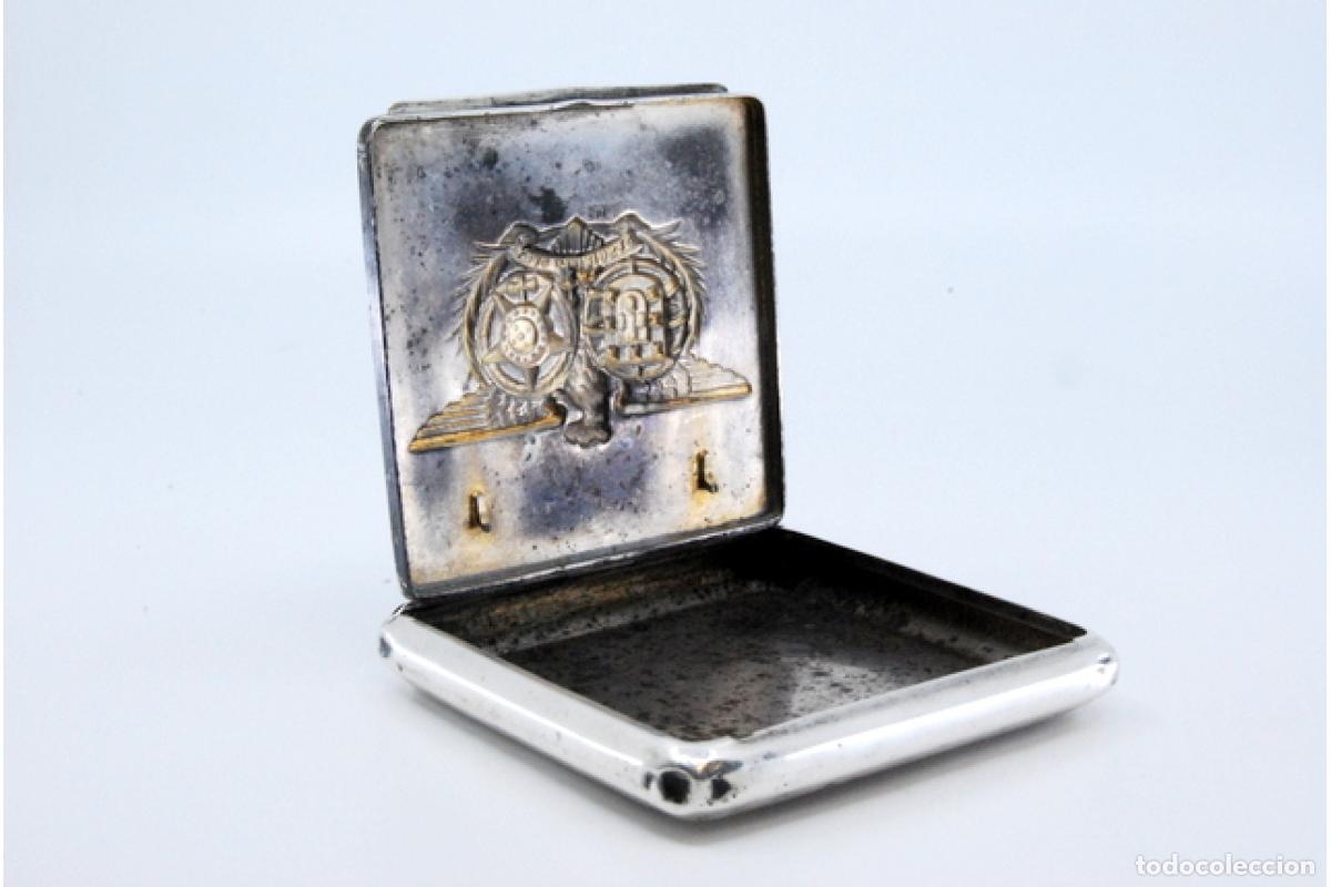 Antig&uuml;edades: Caja de cigarrillos, en plata - Foto 7