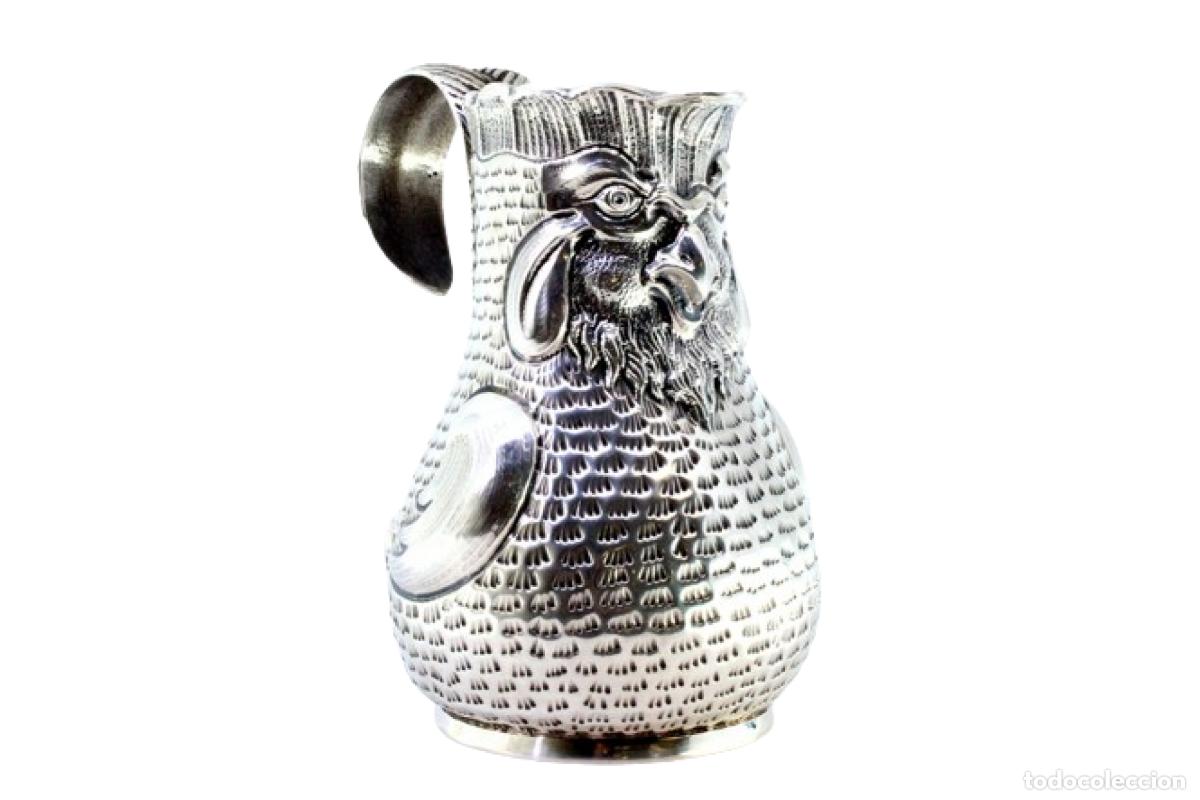 Antig&uuml;edades: Jarra de vino de plata