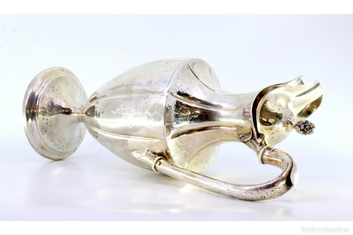 Antig&uuml;edades: Jarra de vino de plata - Foto 3
