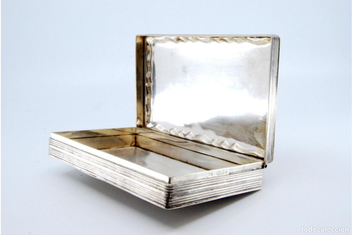 Antig&uuml;edades: Caja de tabaco, en plata - Foto 3