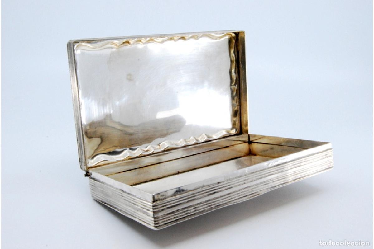 Antig&uuml;edades: Caja de tabaco, en plata - Foto 4