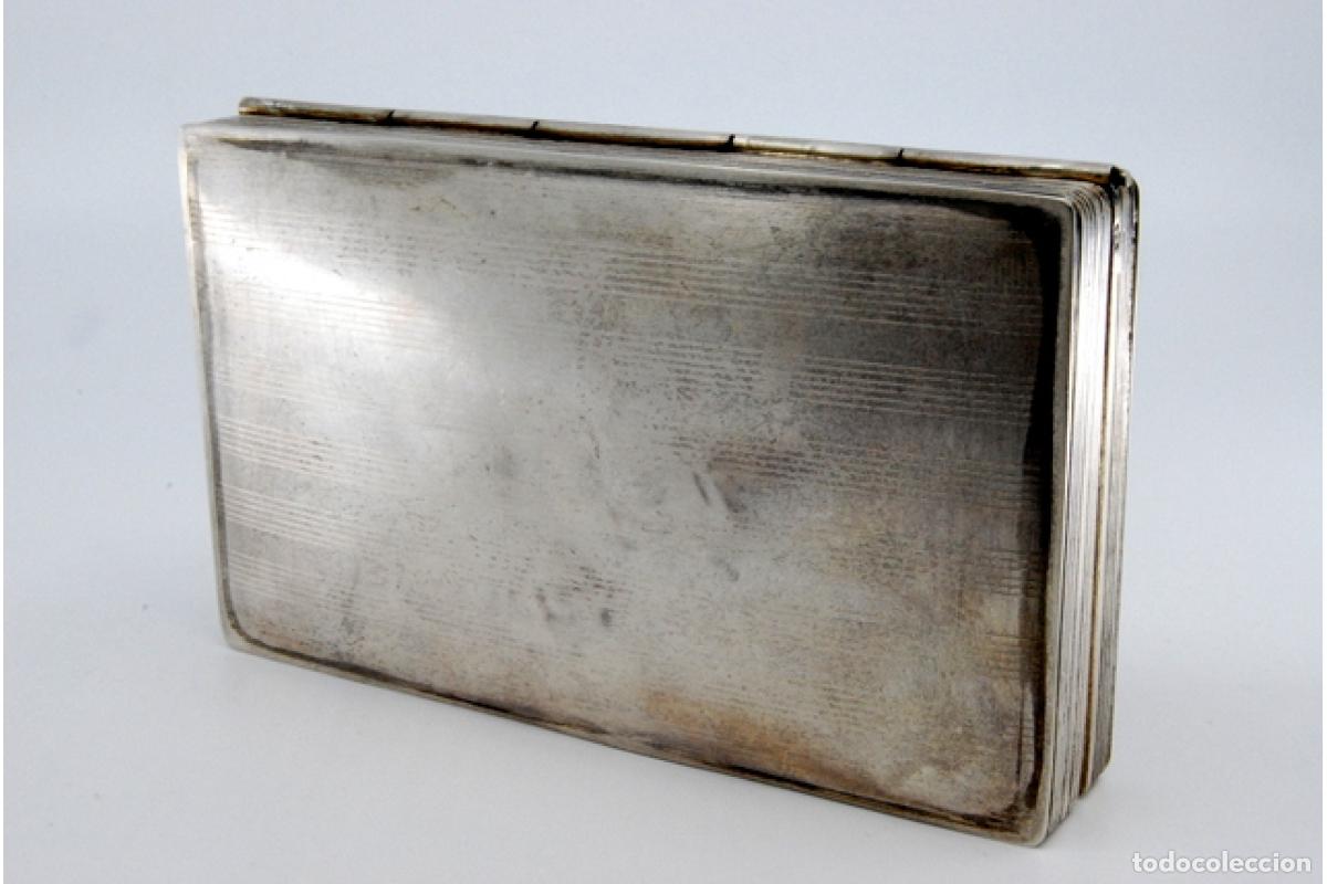 Antig&uuml;edades: Caja de tabaco, en plata - Foto 6