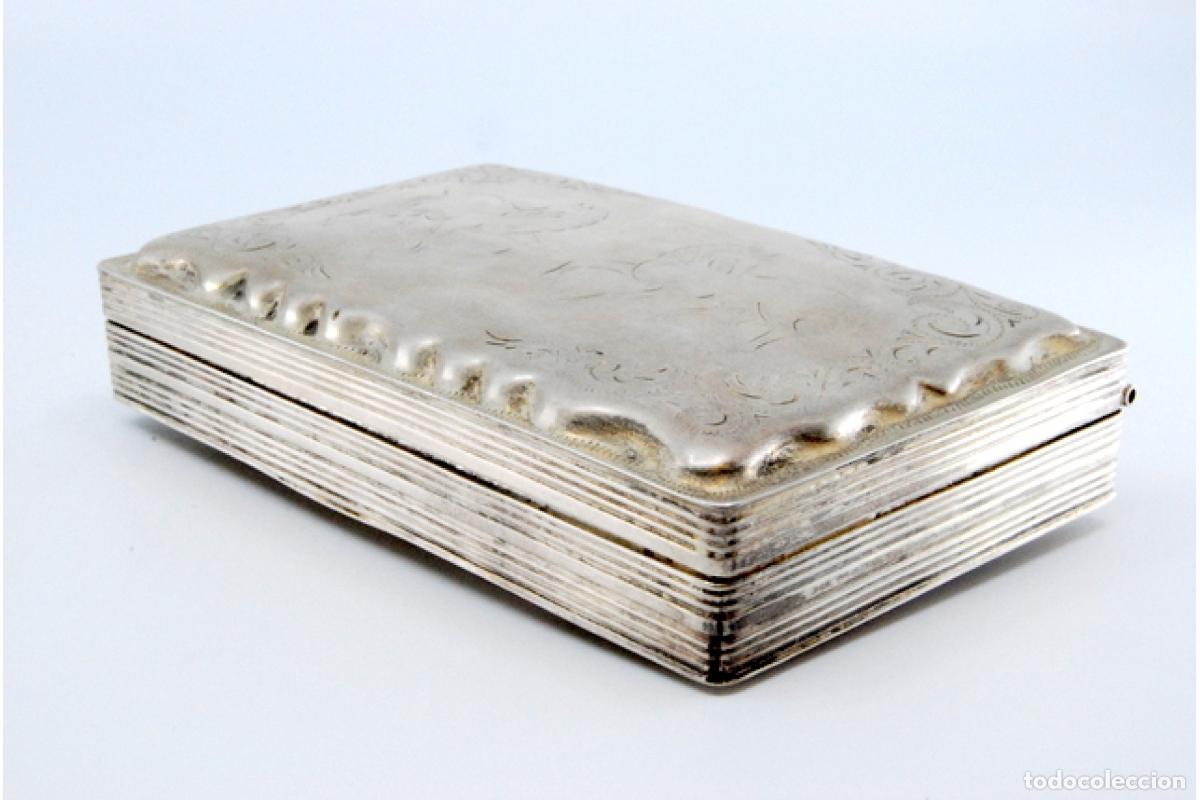 Antig&uuml;edades: Caja de tabaco, en plata - Foto 8