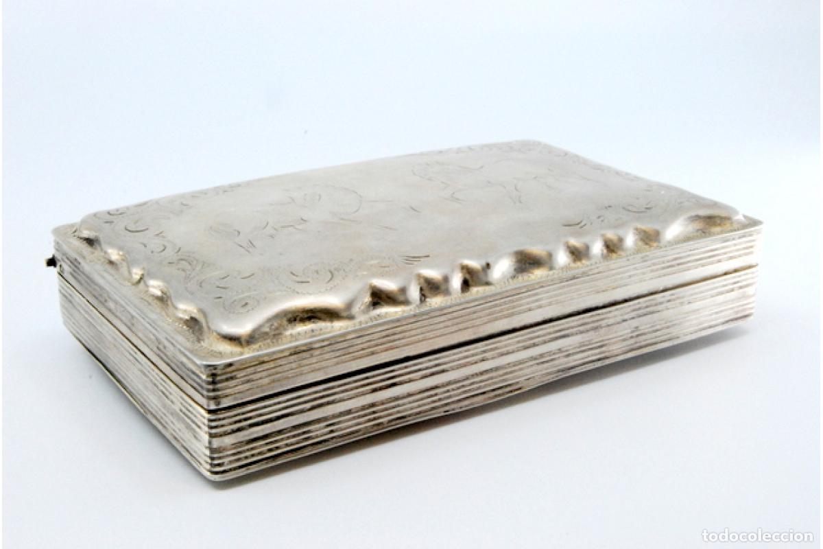 Antig&uuml;edades: Caja de tabaco, en plata - Foto 9