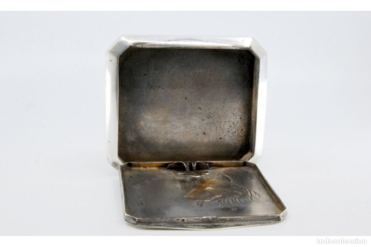 Antig&uuml;edades: Caja de tabaco, en plata - Foto 5
