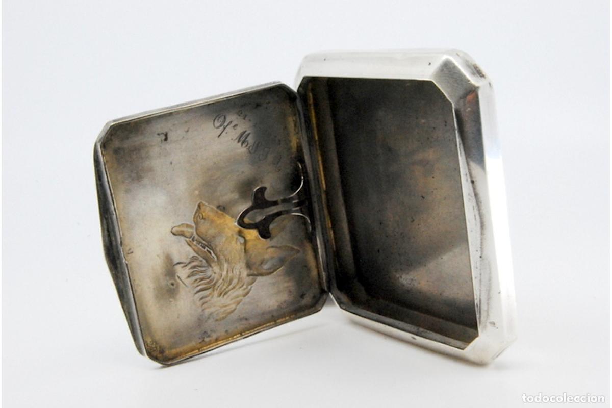 Antig&uuml;edades: Caja de tabaco, en plata - Foto 8