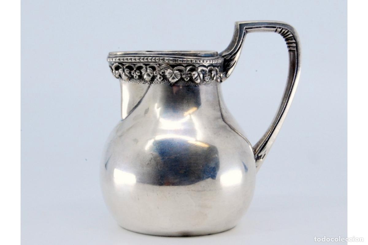 Antig&uuml;edades: Jarra de vino de plata - Foto 8