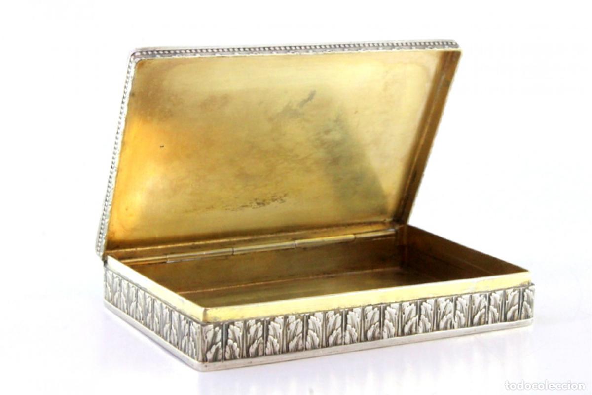 Antig&uuml;edades: Caja de tabaco, en plata - Foto 3