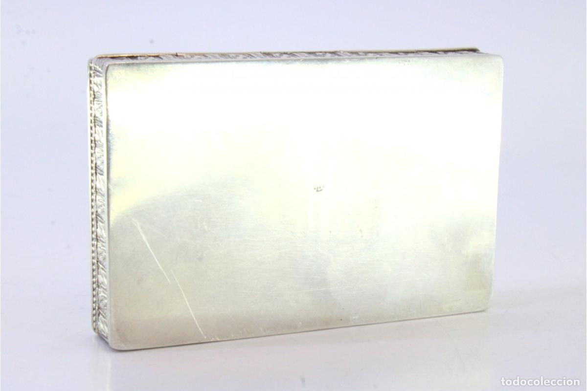 Antig&uuml;edades: Caja de tabaco, en plata - Foto 5