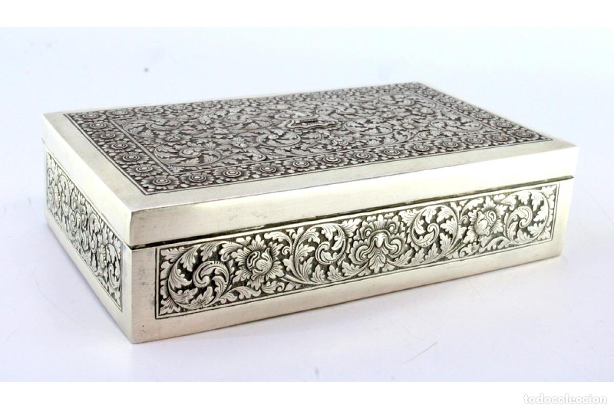 Antig&uuml;edades: Caja de tabaco, en plata - Foto 2
