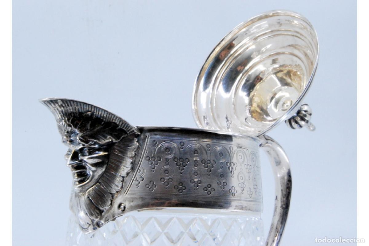 Antig&uuml;edades: Jarra de vino de plata - Foto 3