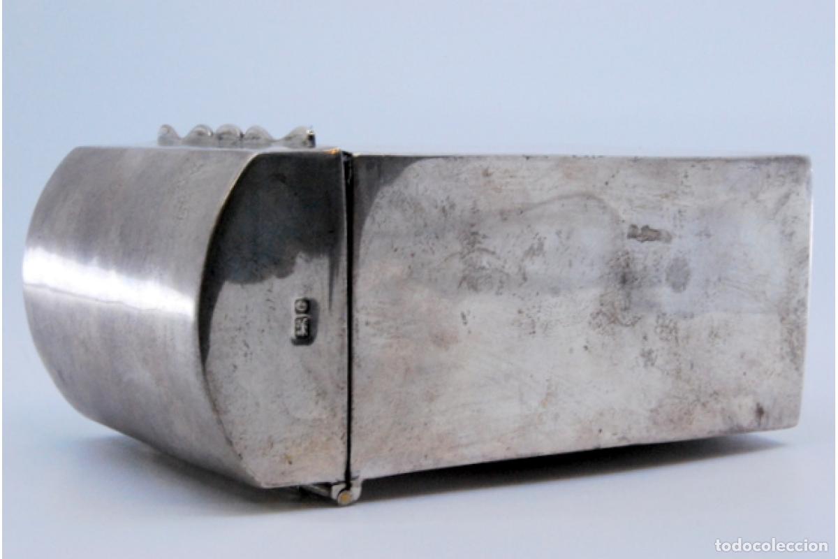 Antig&uuml;edades: Caja de tabaco, en plata - Foto 9