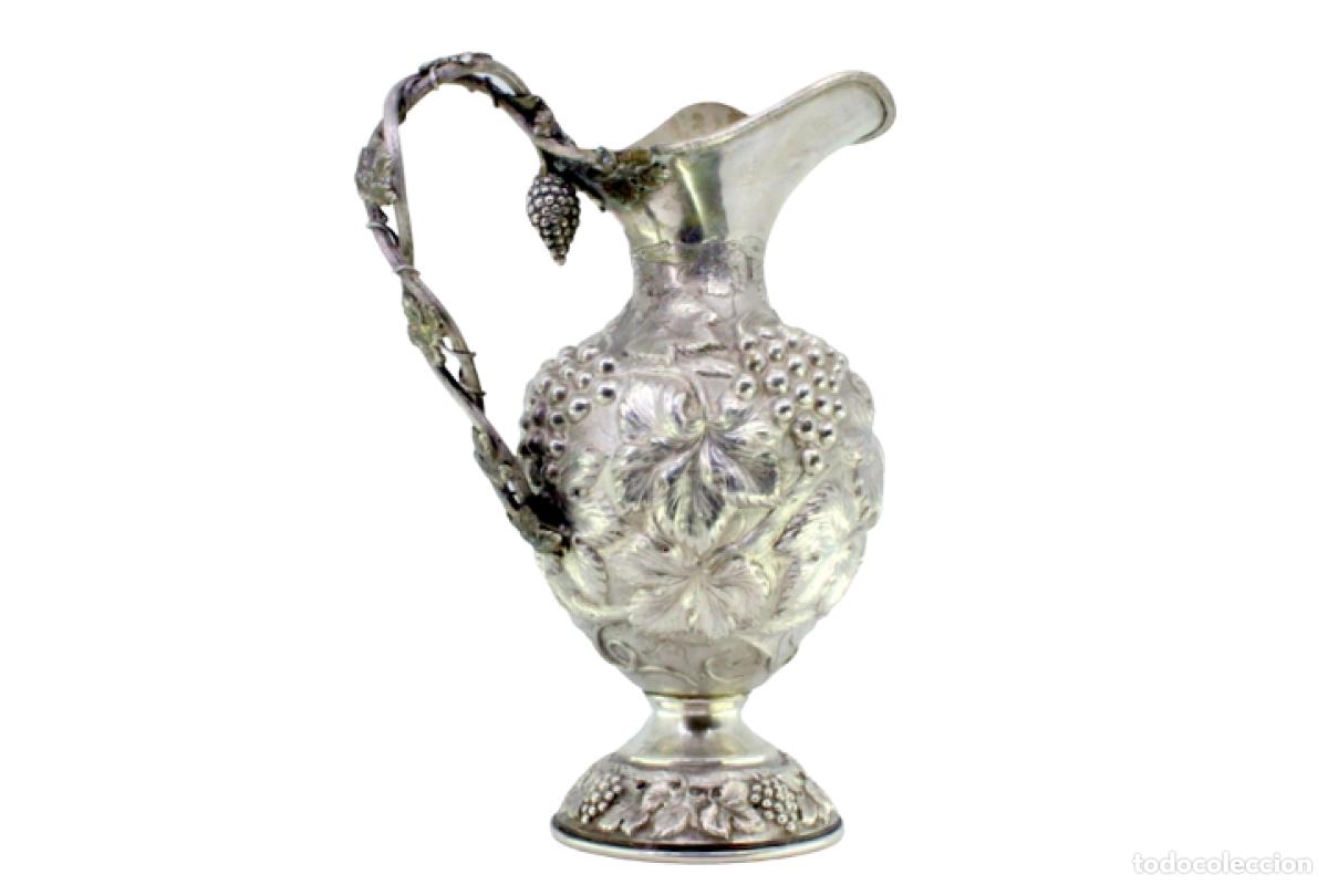 Antiguidades: Jarra de vino de plata