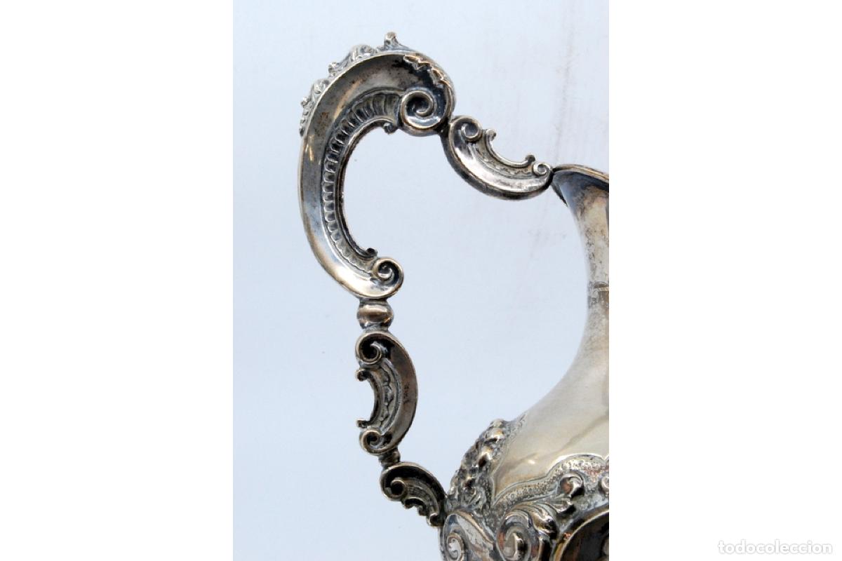 Antig&uuml;edades: Jarra de agua de plata - Foto 7