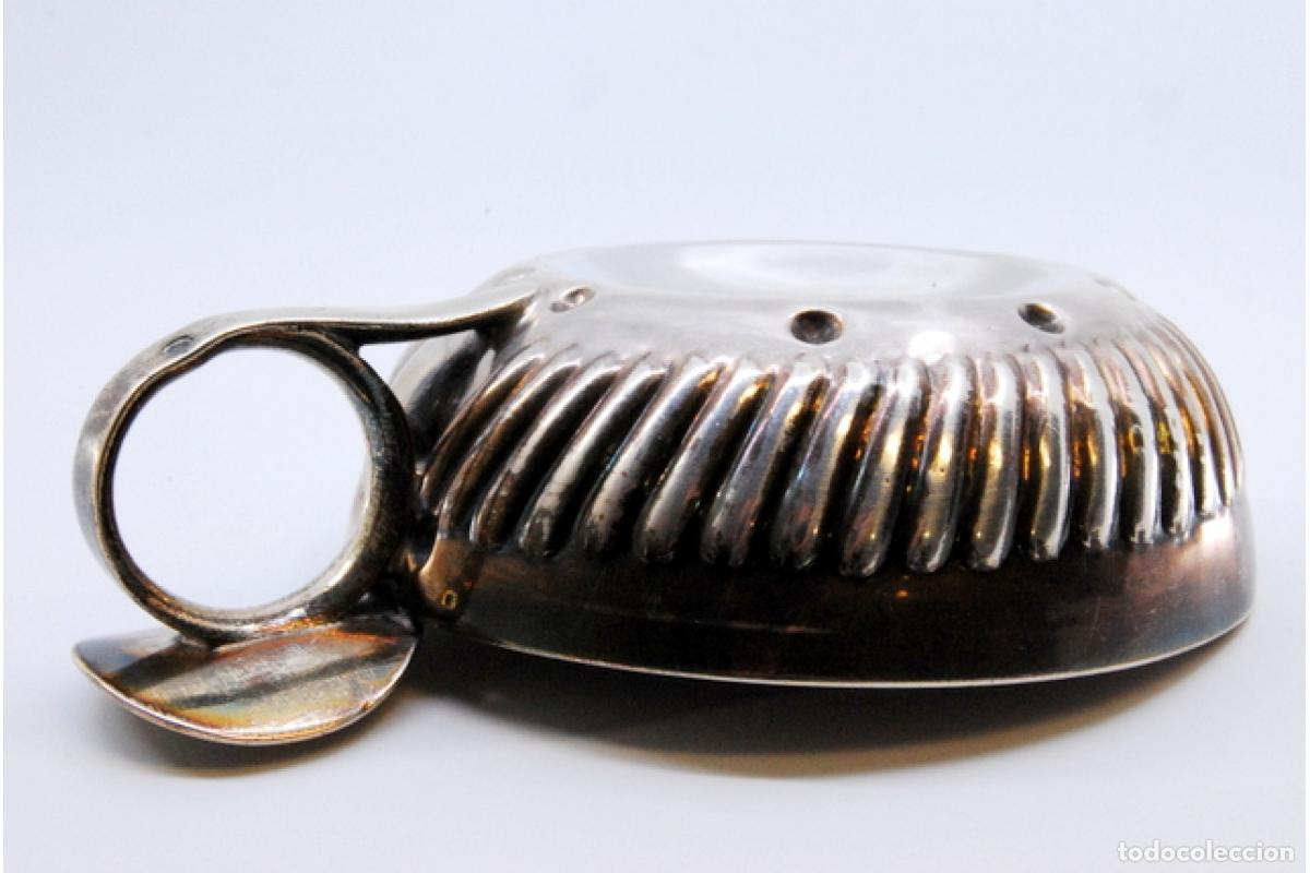 Antig&uuml;edades: Copa de plata para cata de vinos - Foto 4