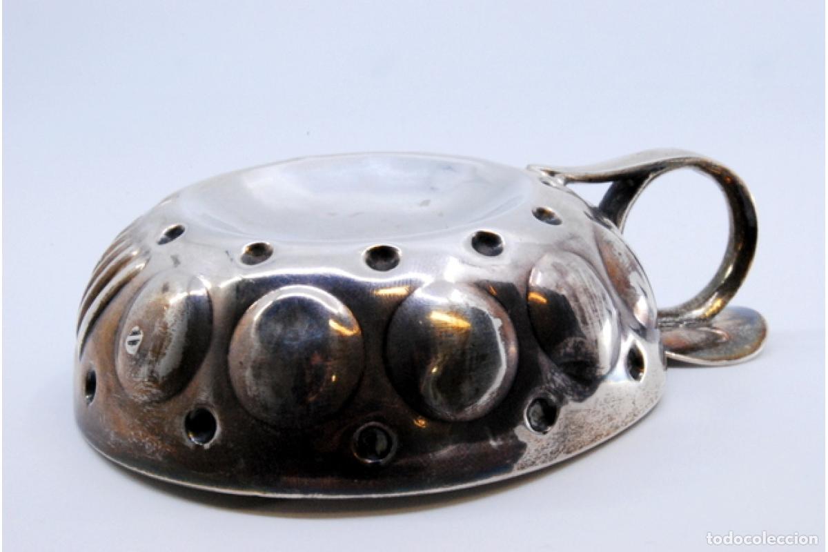 Antig&uuml;edades: Copa de plata para cata de vinos - Foto 5