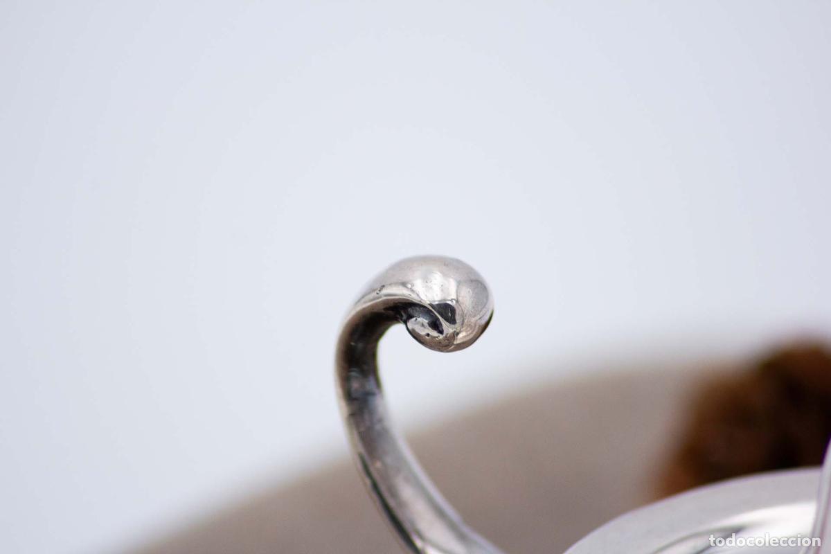 Antig&uuml;edades: L&aacute;mpara de plata - Foto 3