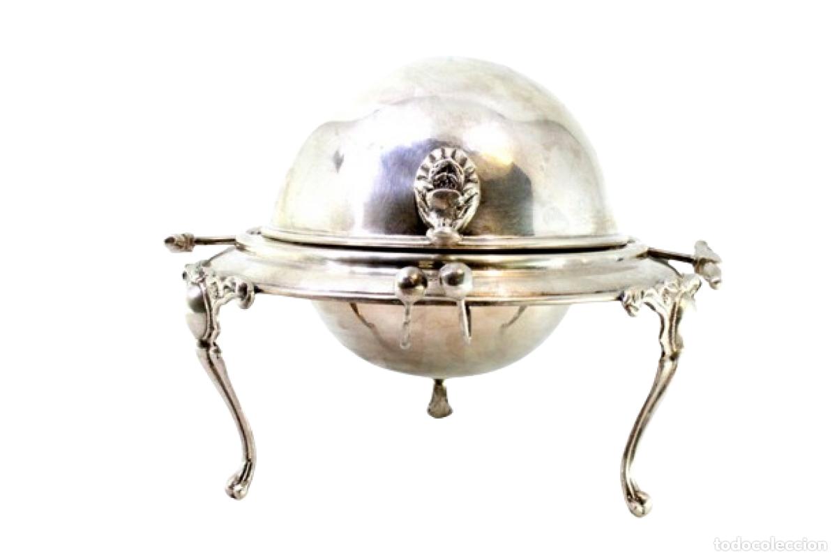 Antig&uuml;edades: Copa de caviar de plata