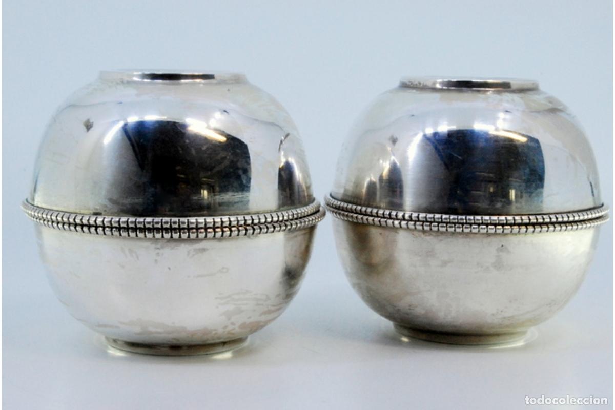 Antig&uuml;edades: 4 lavabos de plata - Foto 3