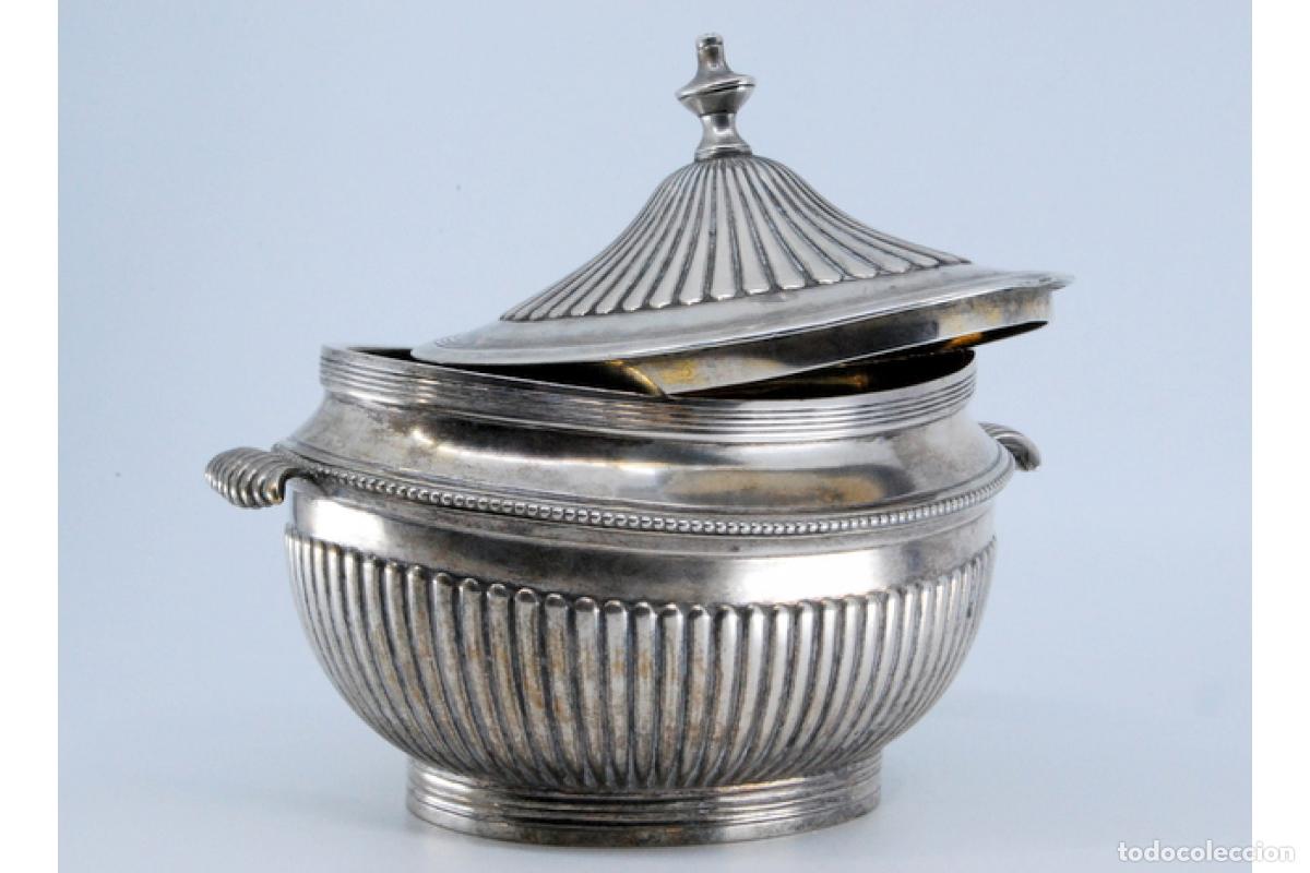Antig&uuml;edades: azucarero de plata - Foto 7