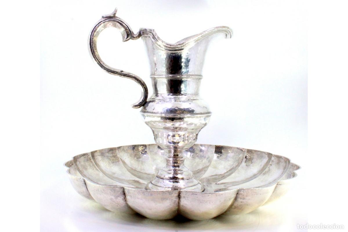 Antig&uuml;edades: Lavanda y jarra, en plata. - Foto 2
