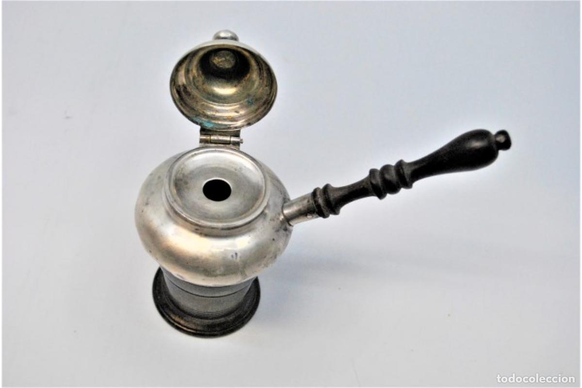 Antig&uuml;edades: L&aacute;mpara de plata - Foto 3