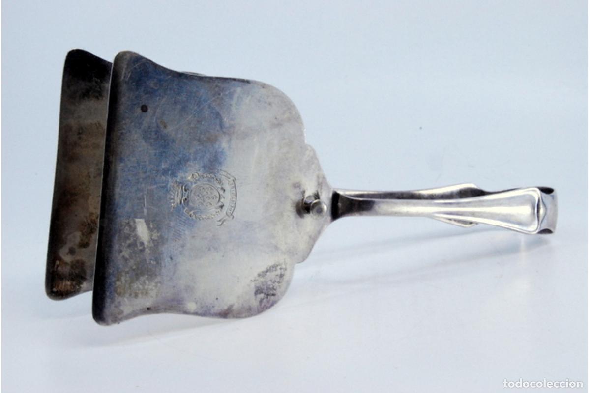 Antig&uuml;edades: Pinzas de plata para ensalada o pan. - Foto 7