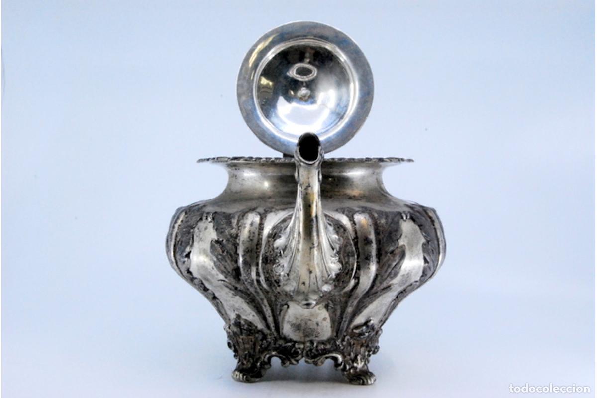Antig&uuml;edades: tetera de plata - Foto 9