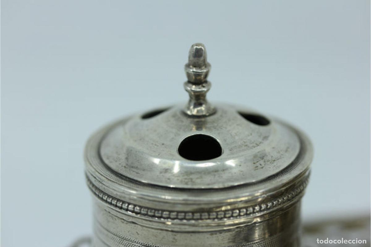 Antig&uuml;edades: tintero de plata - Foto 5