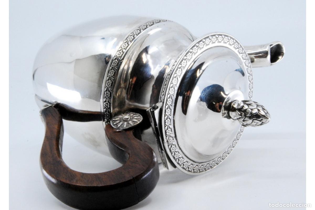 Antig&uuml;edades: tetera de plata - Foto 4