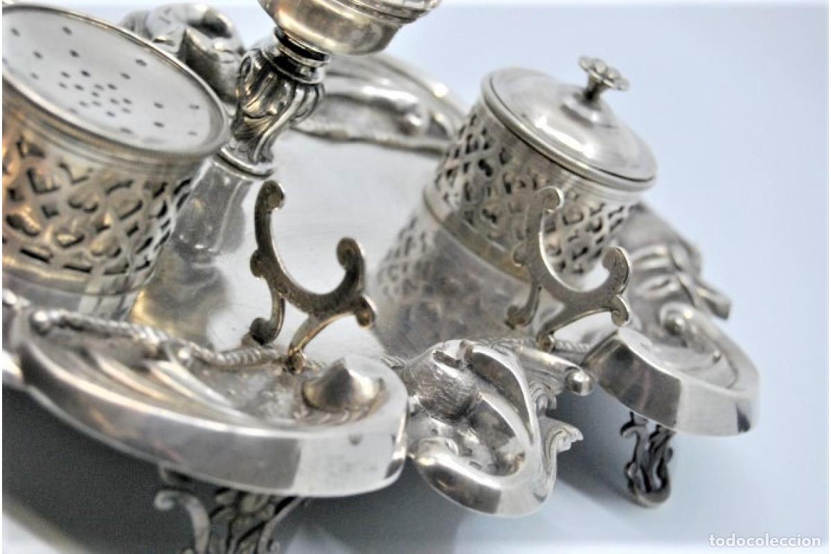 Antig&uuml;edades: tintero de plata - Foto 11