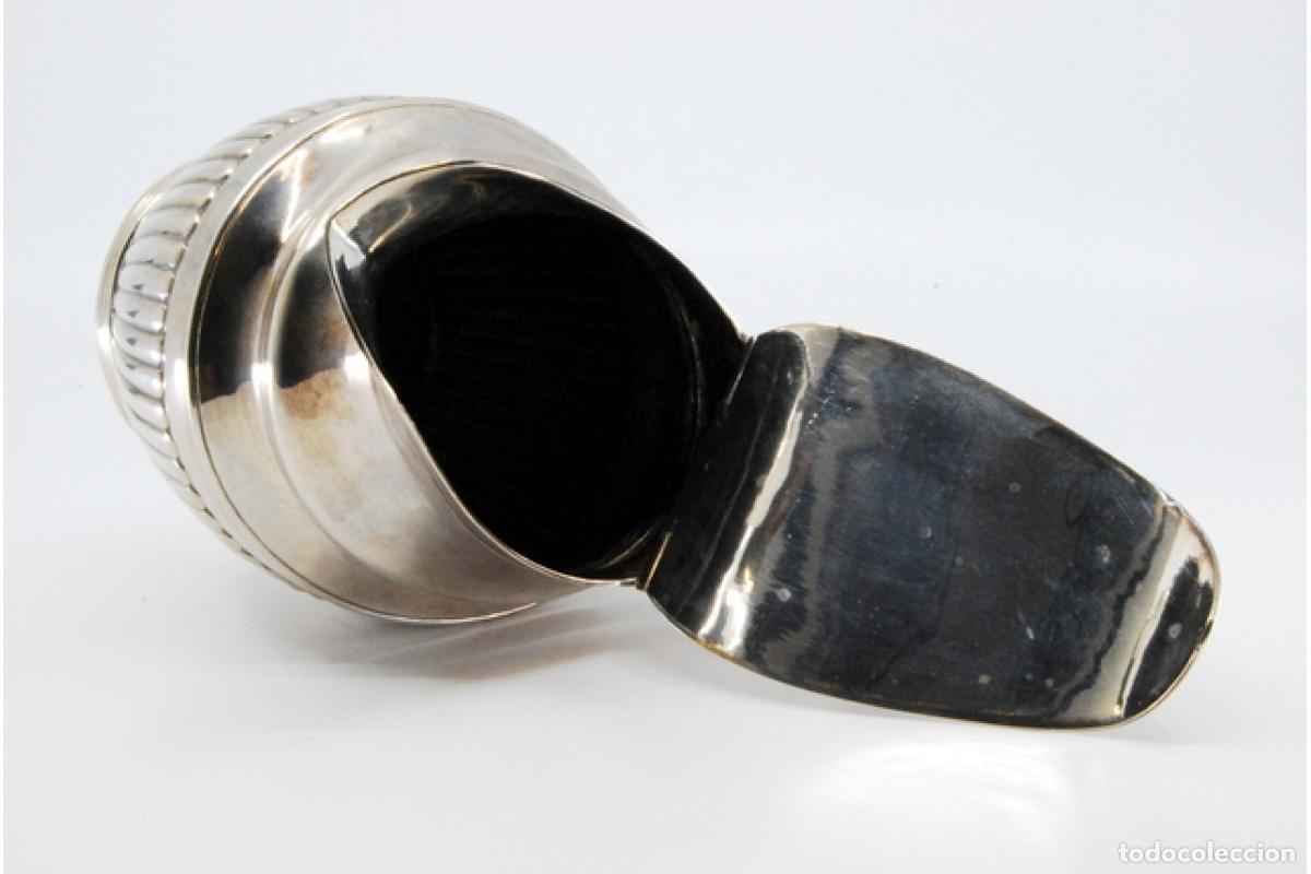Antig&uuml;edades: jarra de leche de plata - Foto 4