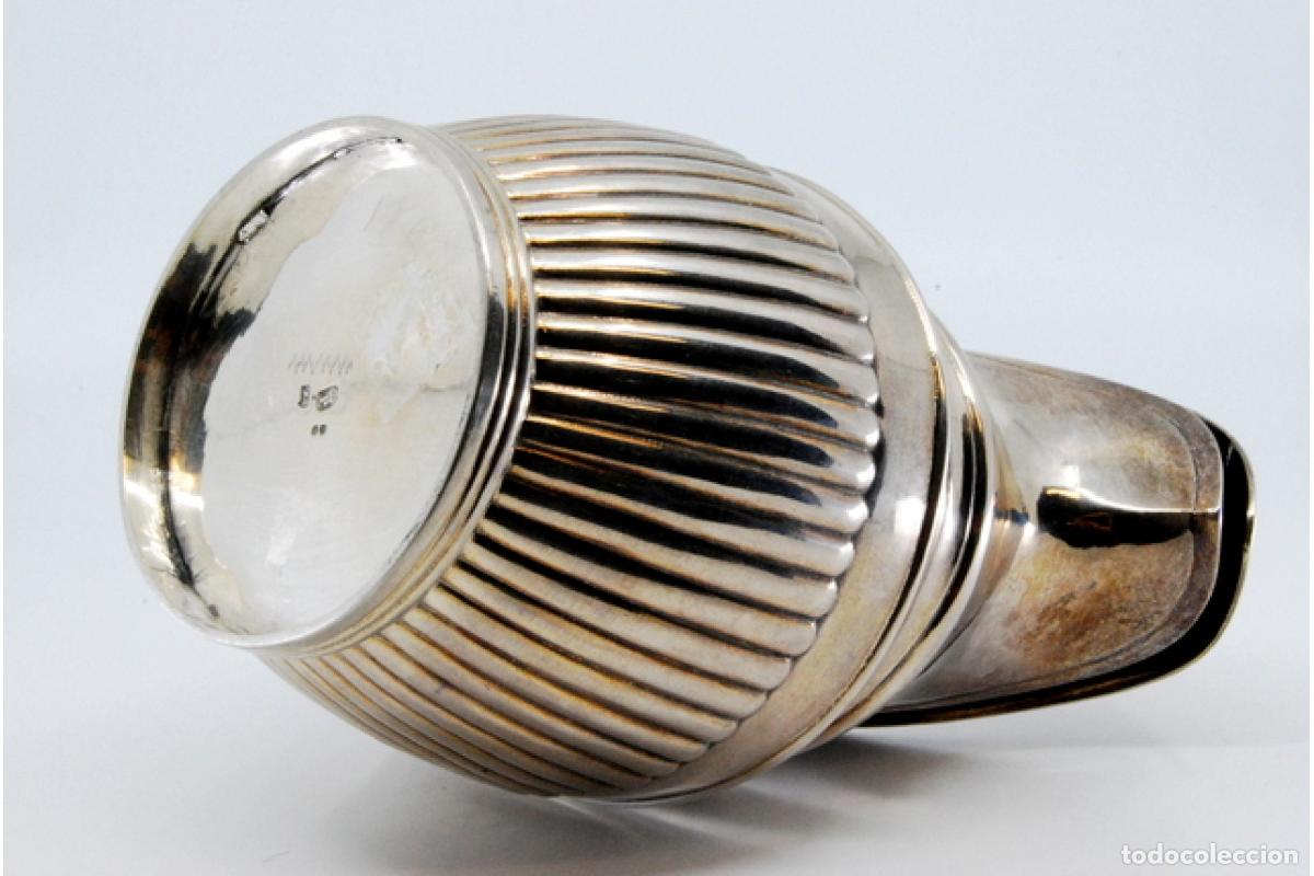 Antig&uuml;edades: jarra de leche de plata - Foto 6