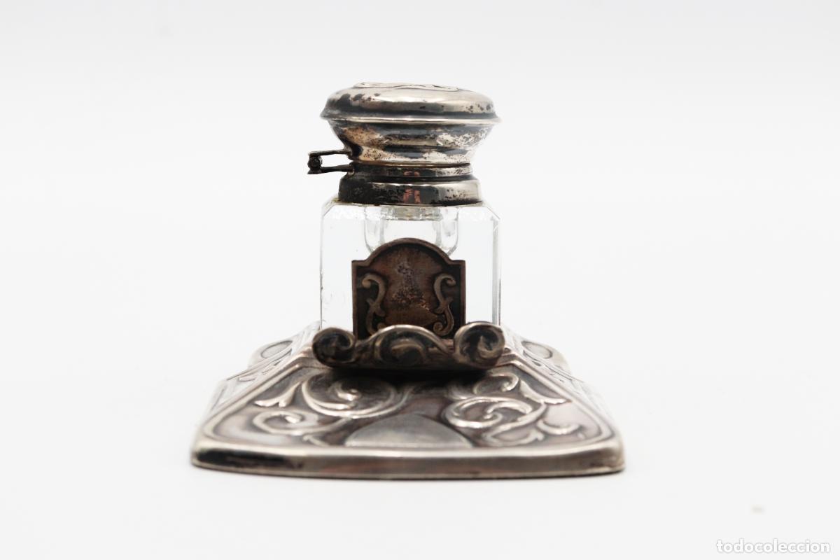 Antig&uuml;edades: tintero de plata - Foto 2